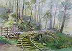 Jiancing Historid Trail_watercolor painting_painted by Lai Ying-Tse_見晴懷古步道_賴英澤 繪
